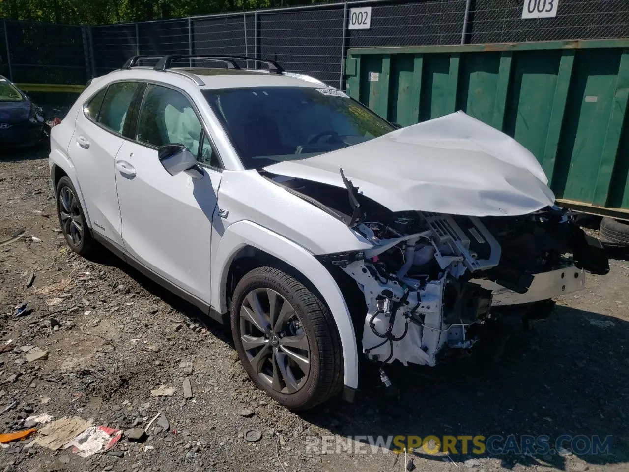 1 Photograph of a damaged car JTHR9JBH1N2056786 LEXUS UX 250H BA 2022