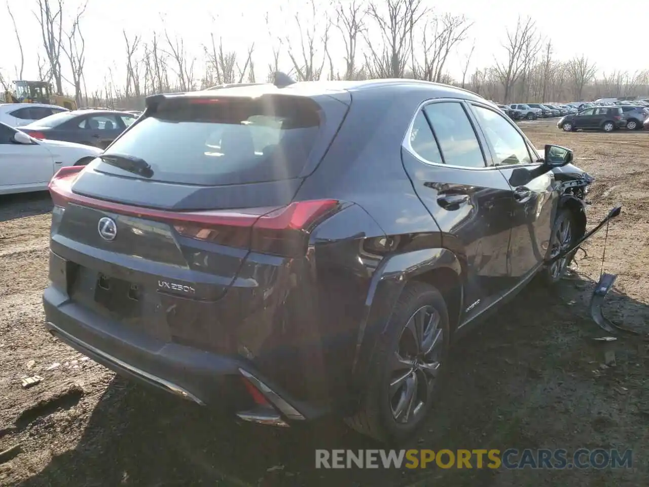 4 Фотография поврежденного автомобиля JTHR9JBH4N2057124 LEXUS UX 250H BA 2022