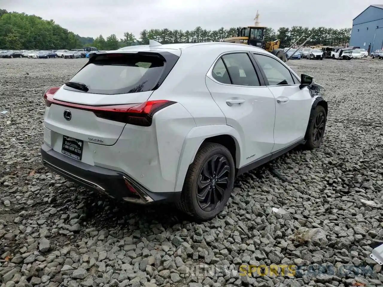 4 Фотография поврежденного автомобиля JTHR9JBH9N2062190 LEXUS UX 250H BA 2022