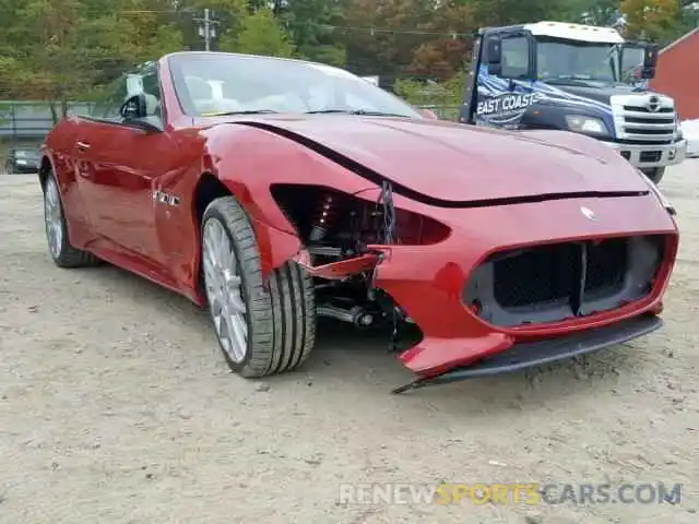 1 Photograph of a damaged car ZAM45VMAXK0314420 MASERATI ALL MODELS 2019