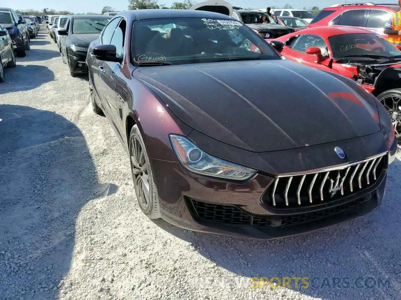 1 Photograph of a damaged car ZAM57XSA4K1328305 MASERATI ALL MODELS 2019