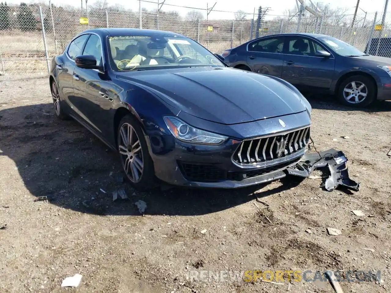 1 Photograph of a damaged car ZAM57YTA1K1328198 MASERATI ALL MODELS 2019