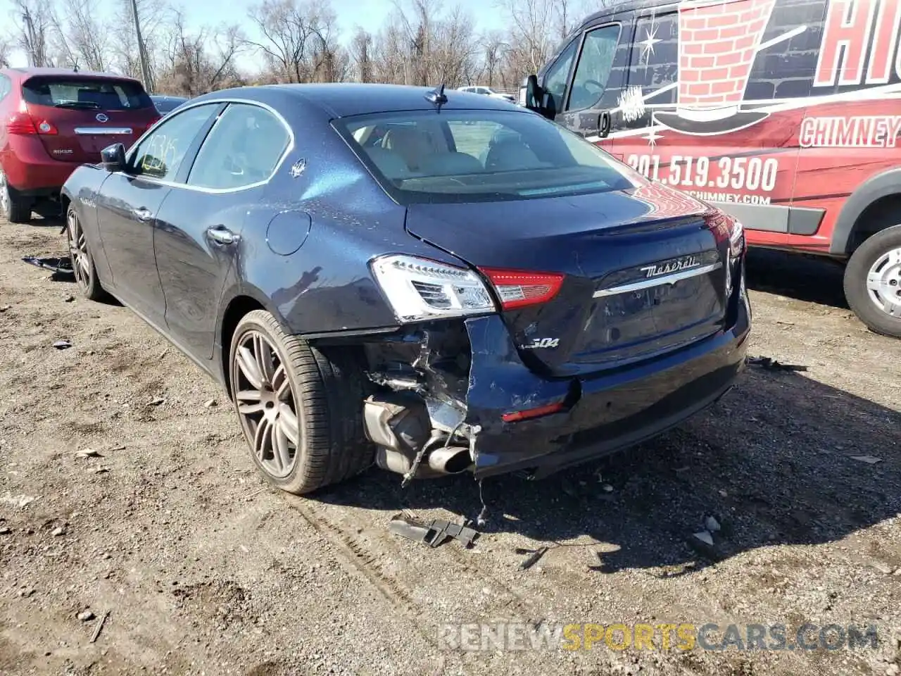 3 Photograph of a damaged car ZAM57YTA1K1328198 MASERATI ALL MODELS 2019