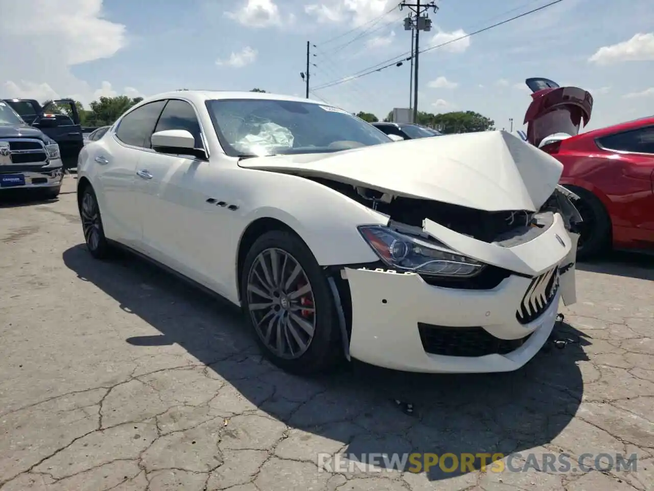 1 Photograph of a damaged car ZAM57YTA3K1314450 MASERATI ALL MODELS 2019