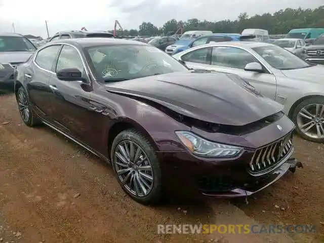 1 Photograph of a damaged car ZAM57YTA3K1329367 MASERATI ALL MODELS 2019