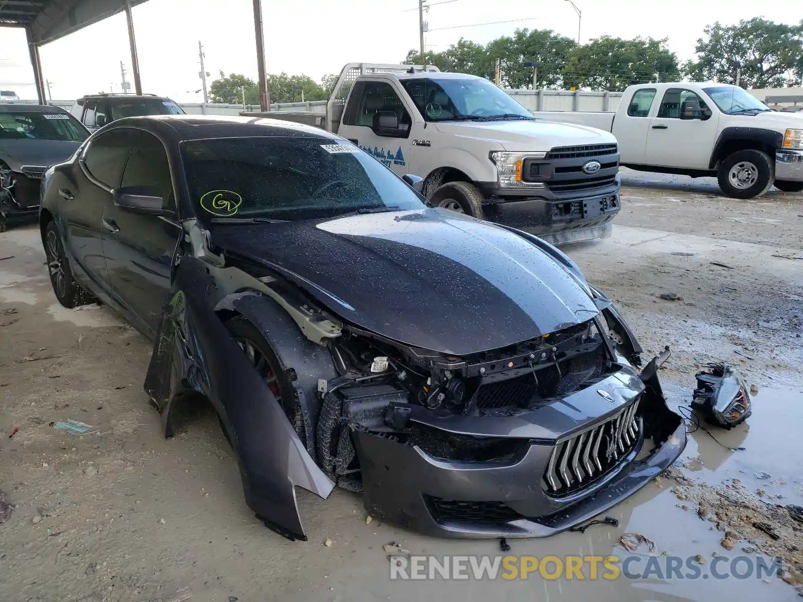 1 Photograph of a damaged car ZAM57YTA5K1315907 MASERATI ALL MODELS 2019