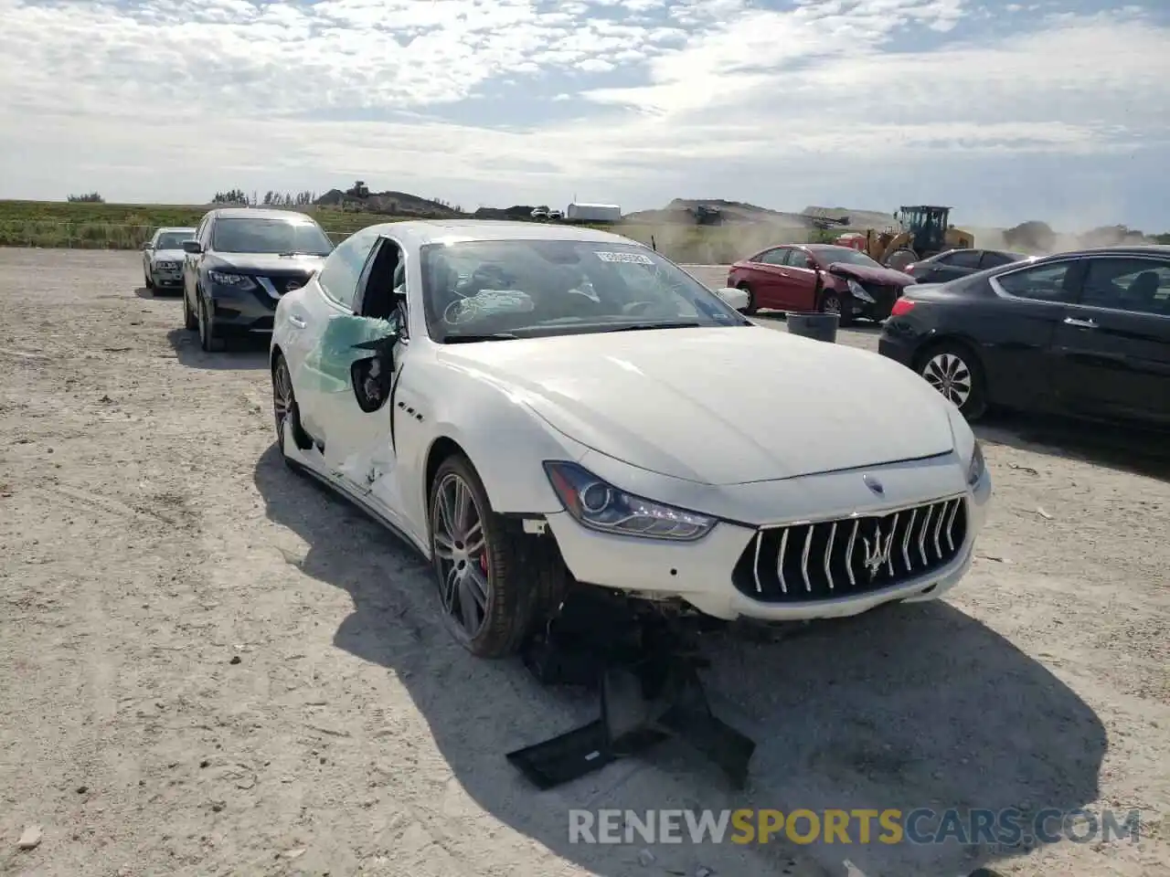 1 Photograph of a damaged car ZAM57YTA6K1308447 MASERATI ALL MODELS 2019