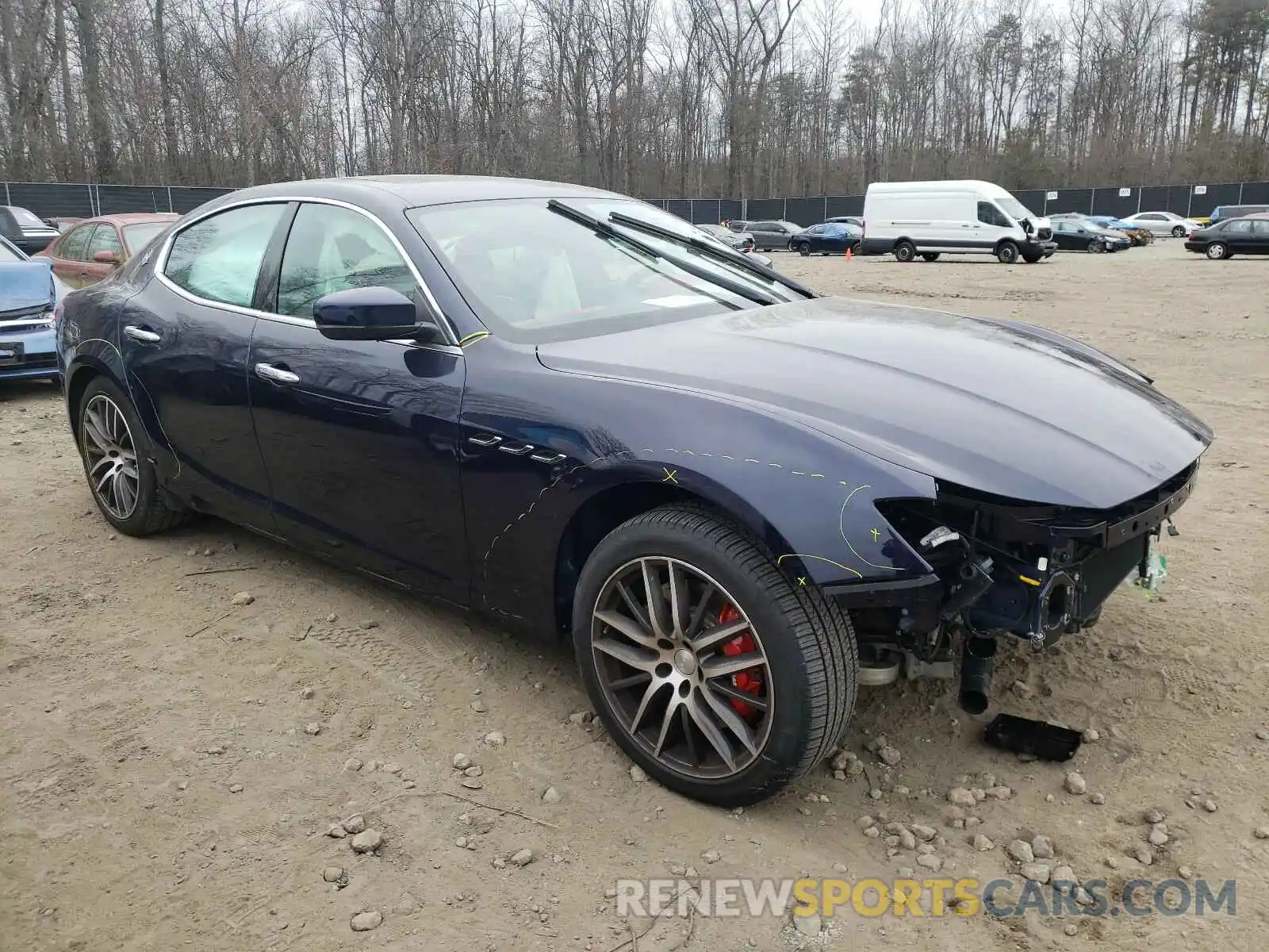 1 Photograph of a damaged car ZAM57YTA7K1315956 MASERATI ALL MODELS 2019