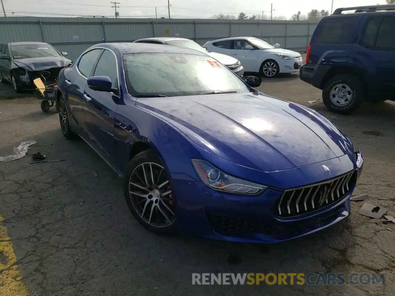 1 Photograph of a damaged car ZAM57YTA8K1314265 MASERATI ALL MODELS 2019