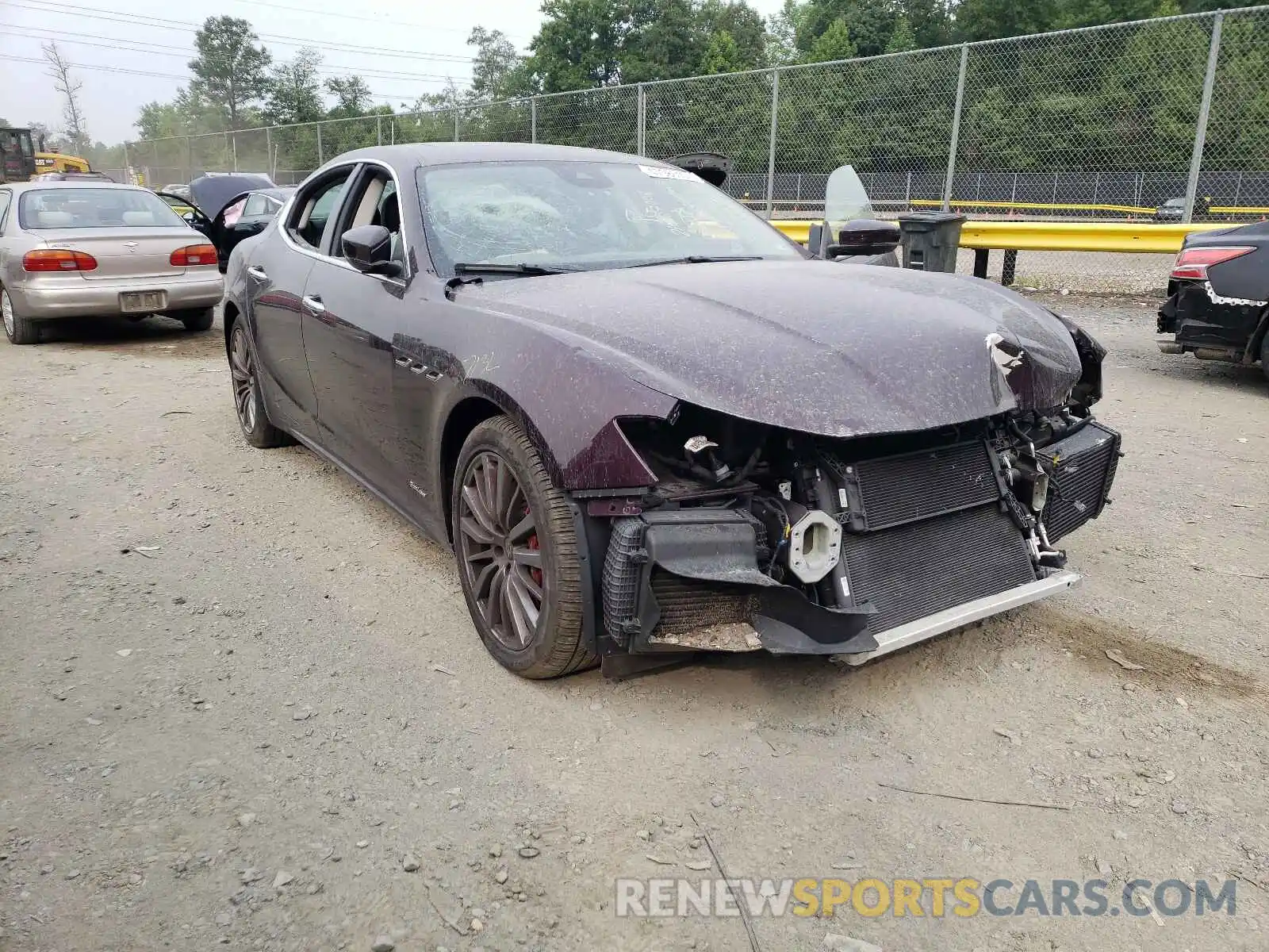 1 Photograph of a damaged car ZAM57YTL8K1315465 MASERATI ALL MODELS 2019