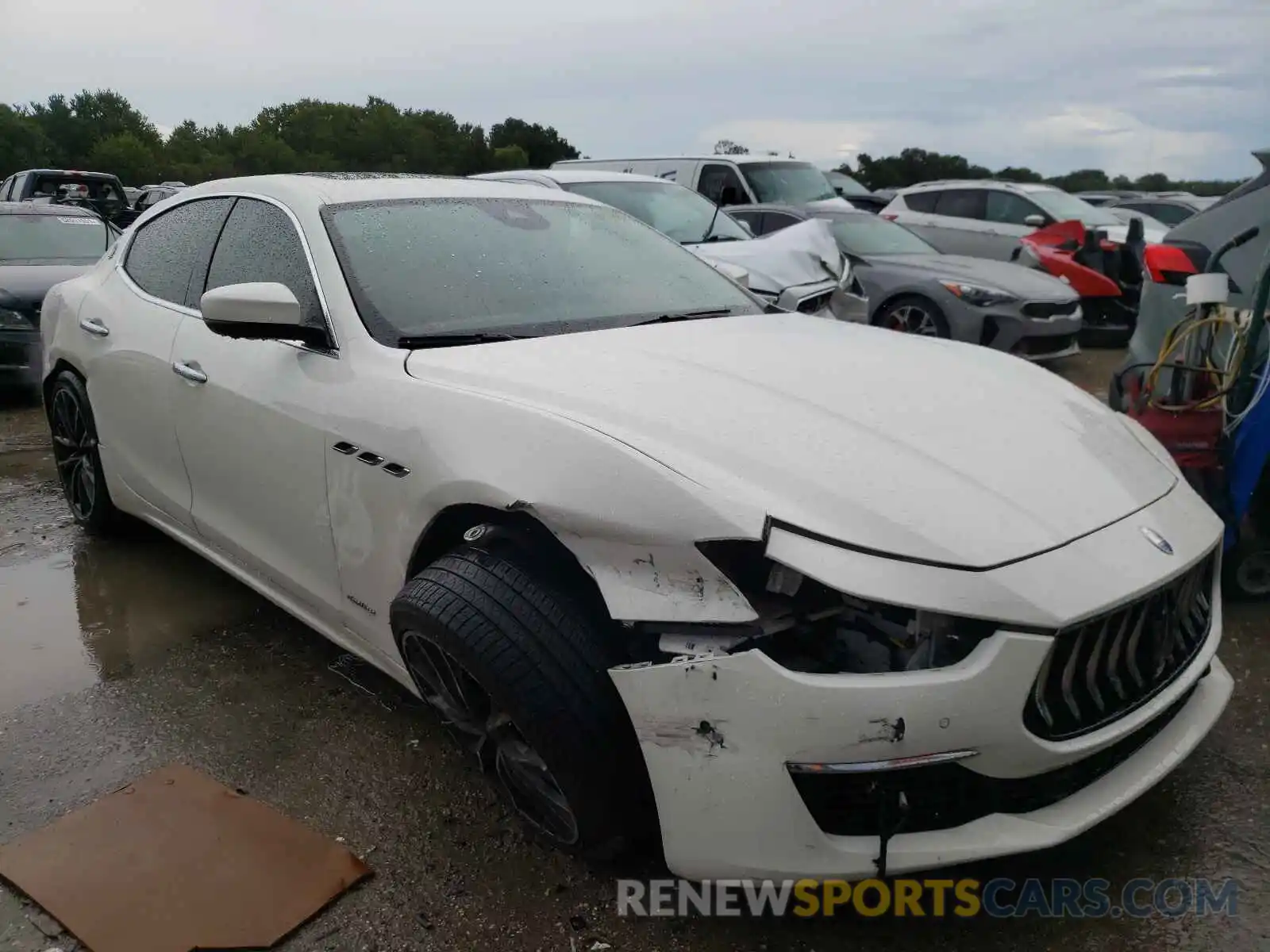 1 Photograph of a damaged car ZAM57YTLXK1340142 MASERATI ALL MODELS 2019