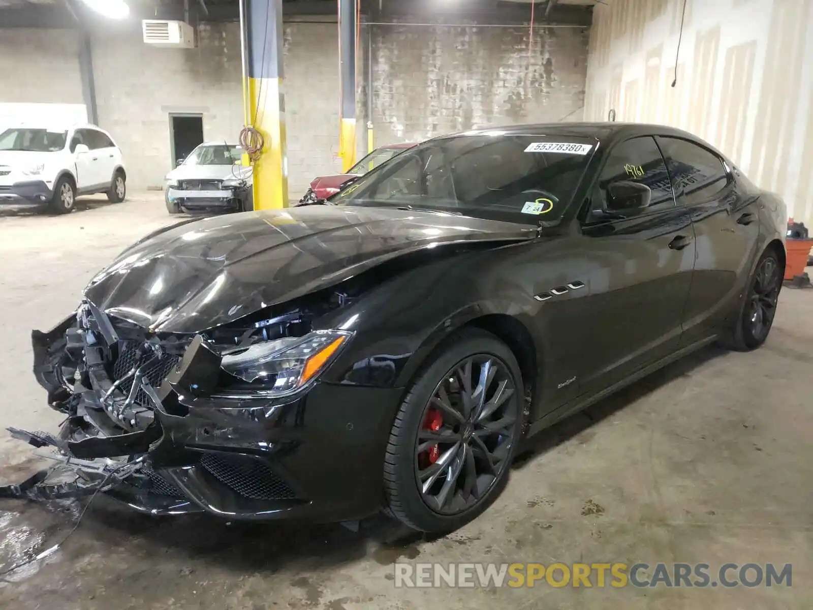 2 Photograph of a damaged car ZAM57YTS7K1325105 MASERATI ALL MODELS 2019