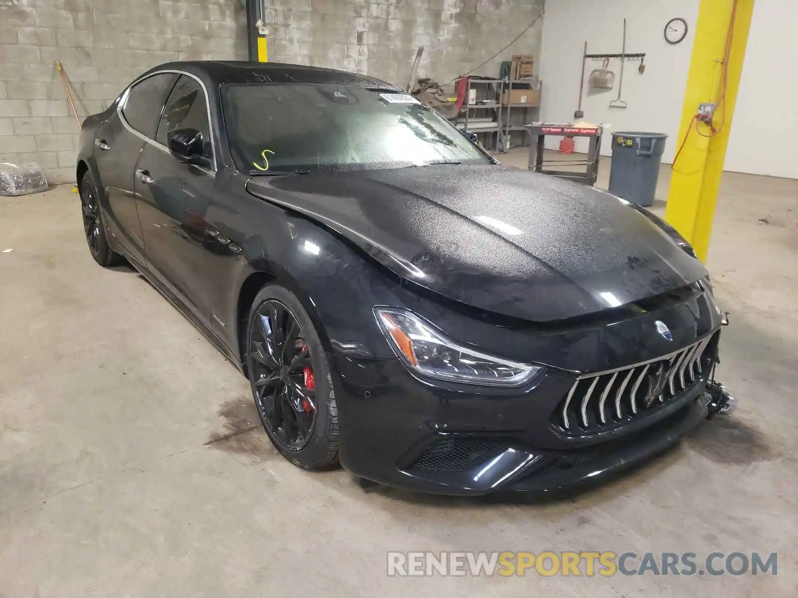 1 Photograph of a damaged car ZAM57YTS9K1339846 MASERATI ALL MODELS 2019