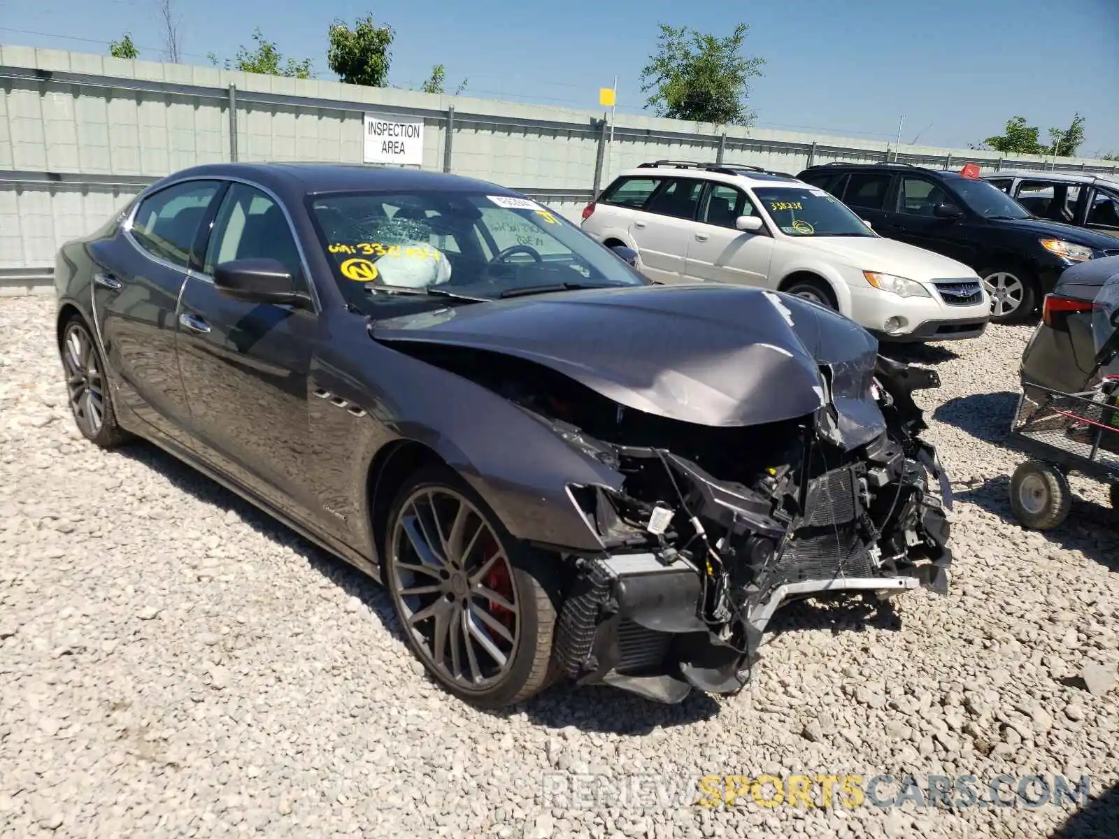 1 Photograph of a damaged car ZAM57YTSXK1336454 MASERATI ALL MODELS 2019