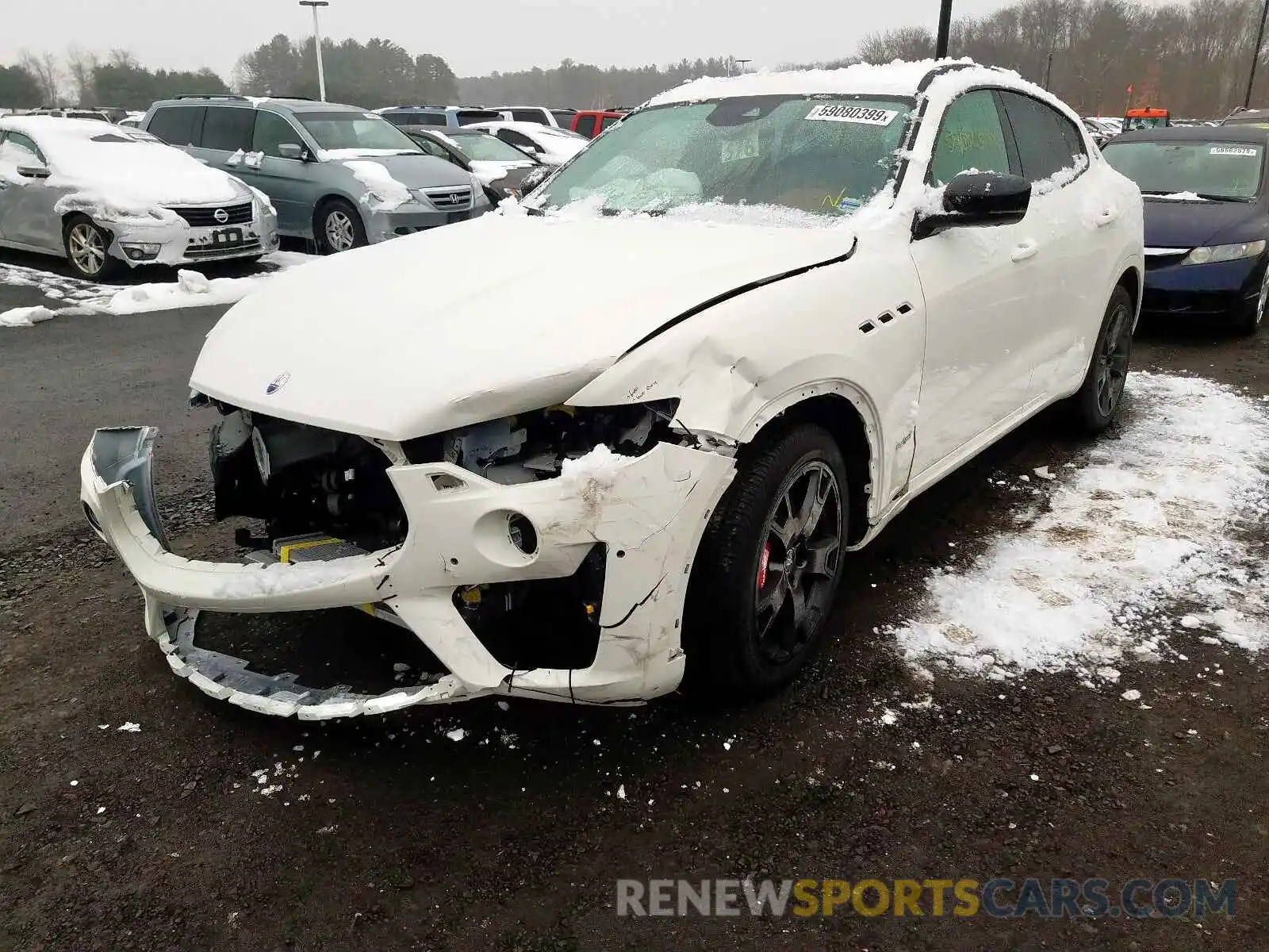 2 Photograph of a damaged car ZN661YUS5KX334292 MASERATI ALL MODELS 2019