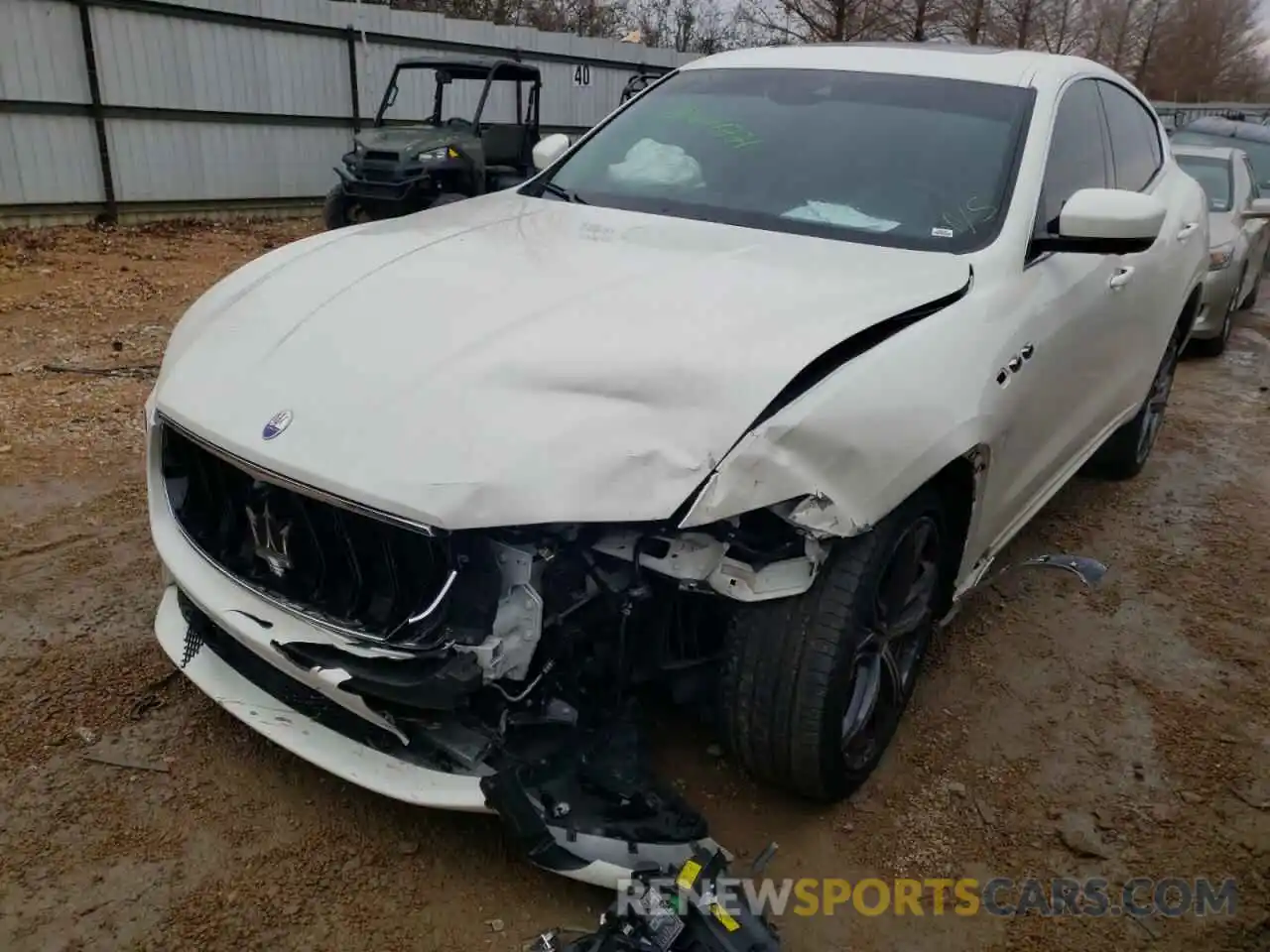 2 Photograph of a damaged car ZN661ZUAXKX324144 MASERATI ALL MODELS 2019