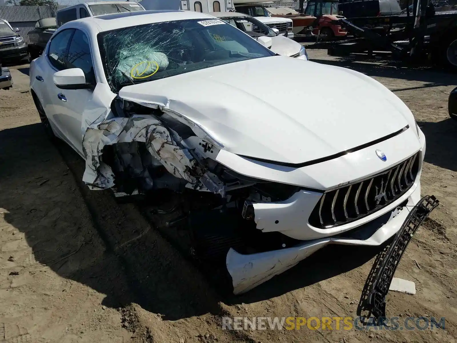 1 Photograph of a damaged car ZAM57XSA7L1344483 MASERATI ALL MODELS 2020