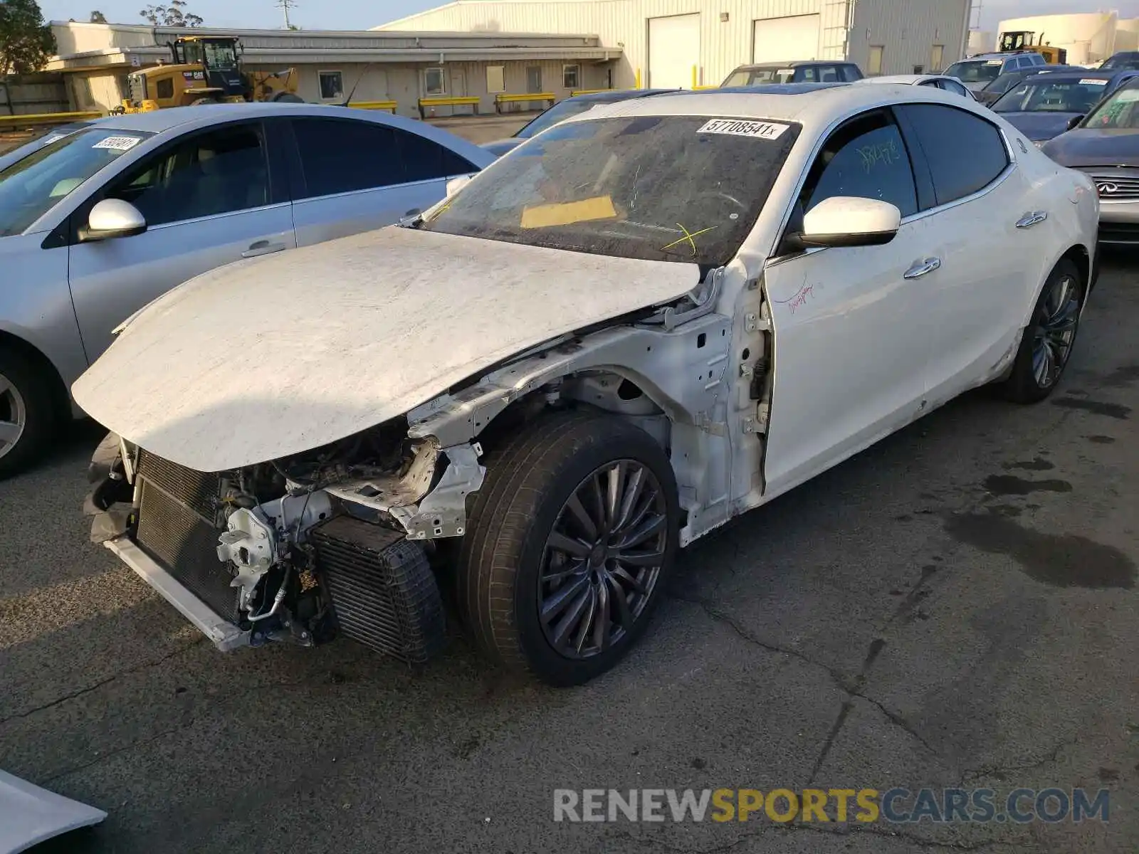 2 Photograph of a damaged car ZAM57XSAXL1344400 MASERATI ALL MODELS 2020