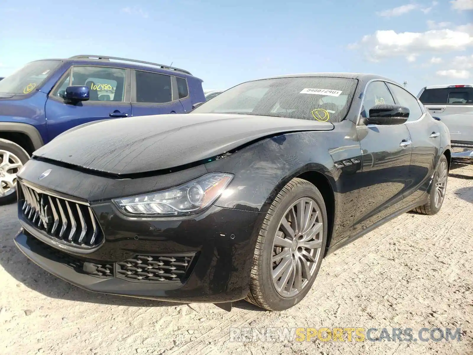 2 Photograph of a damaged car ZAM57YTA0L1344359 MASERATI ALL MODELS 2020