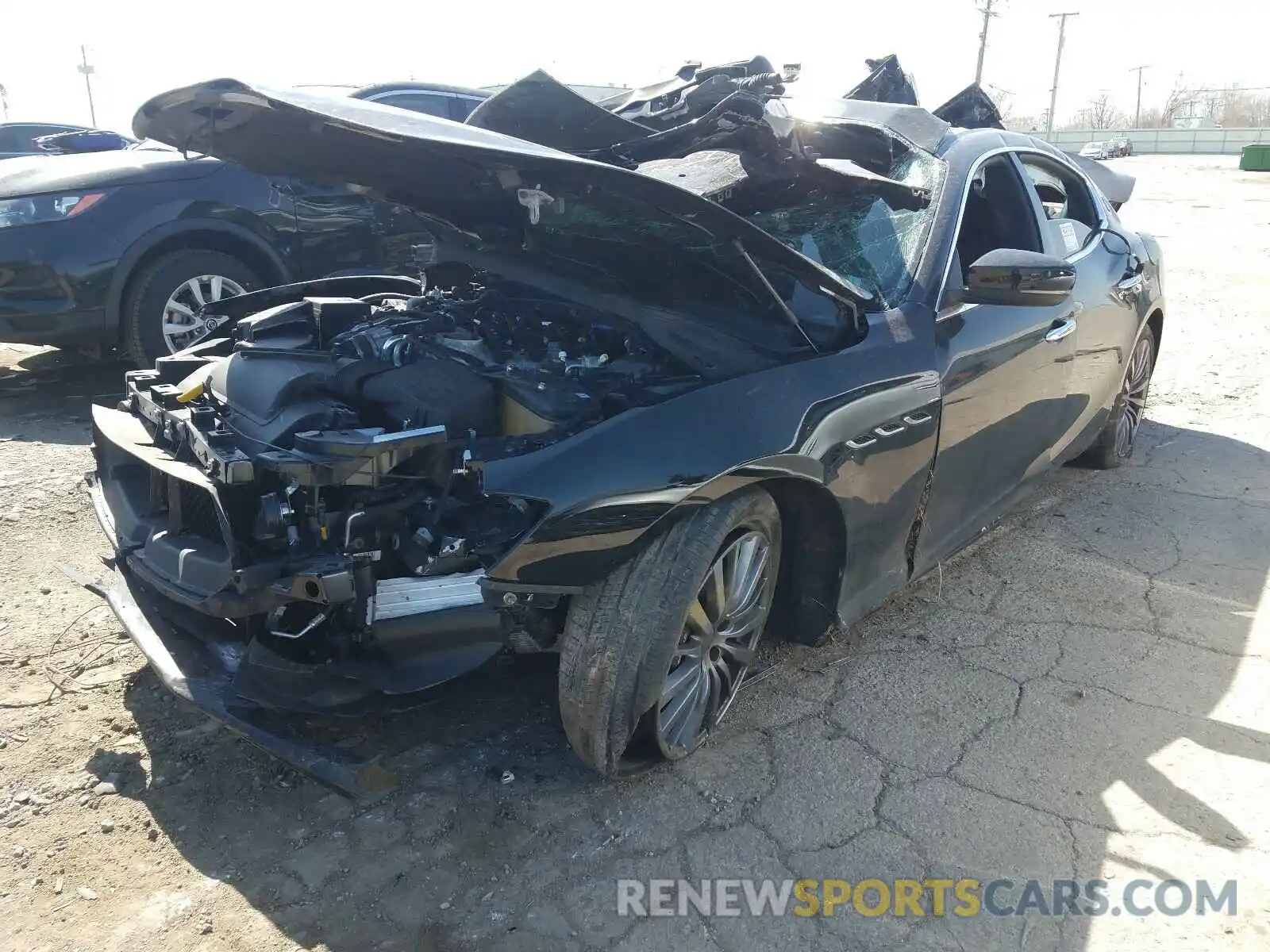 2 Photograph of a damaged car ZAM57YTA7L1344438 MASERATI ALL MODELS 2020