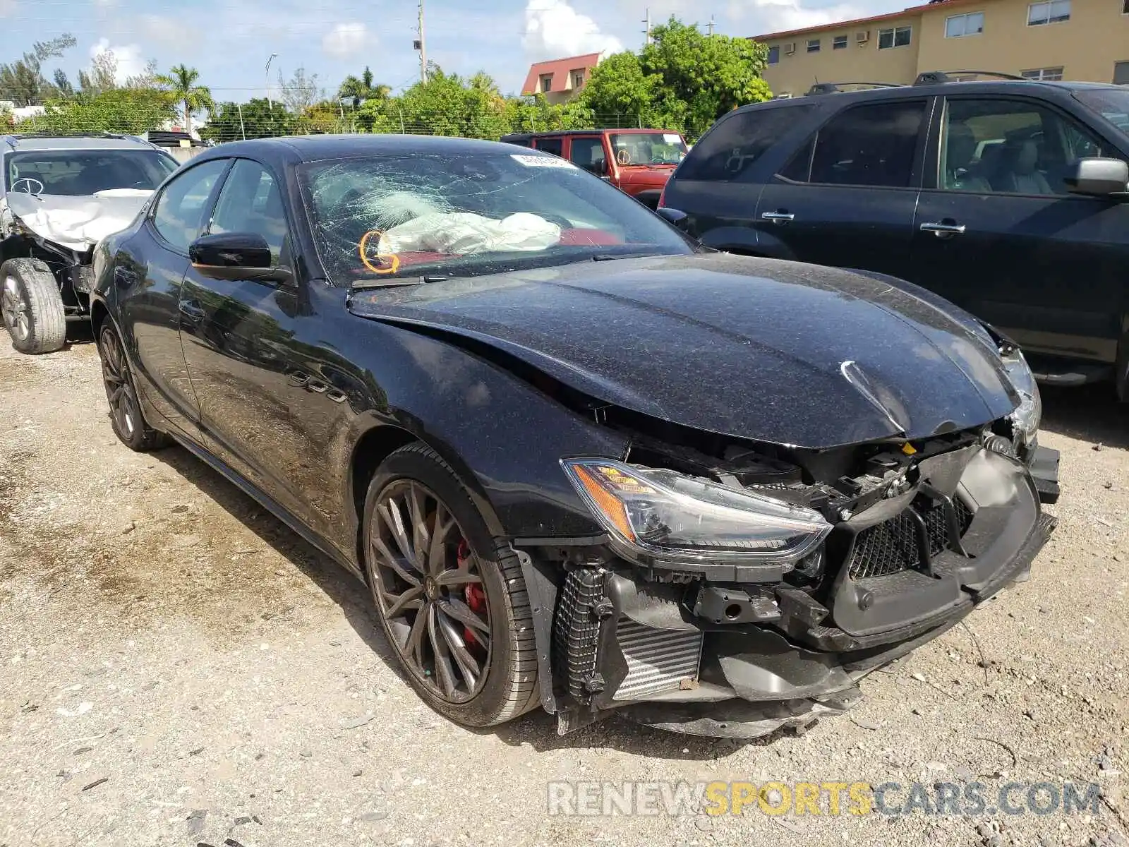 1 Photograph of a damaged car ZAM57YTSXL1350355 MASERATI ALL MODELS 2020