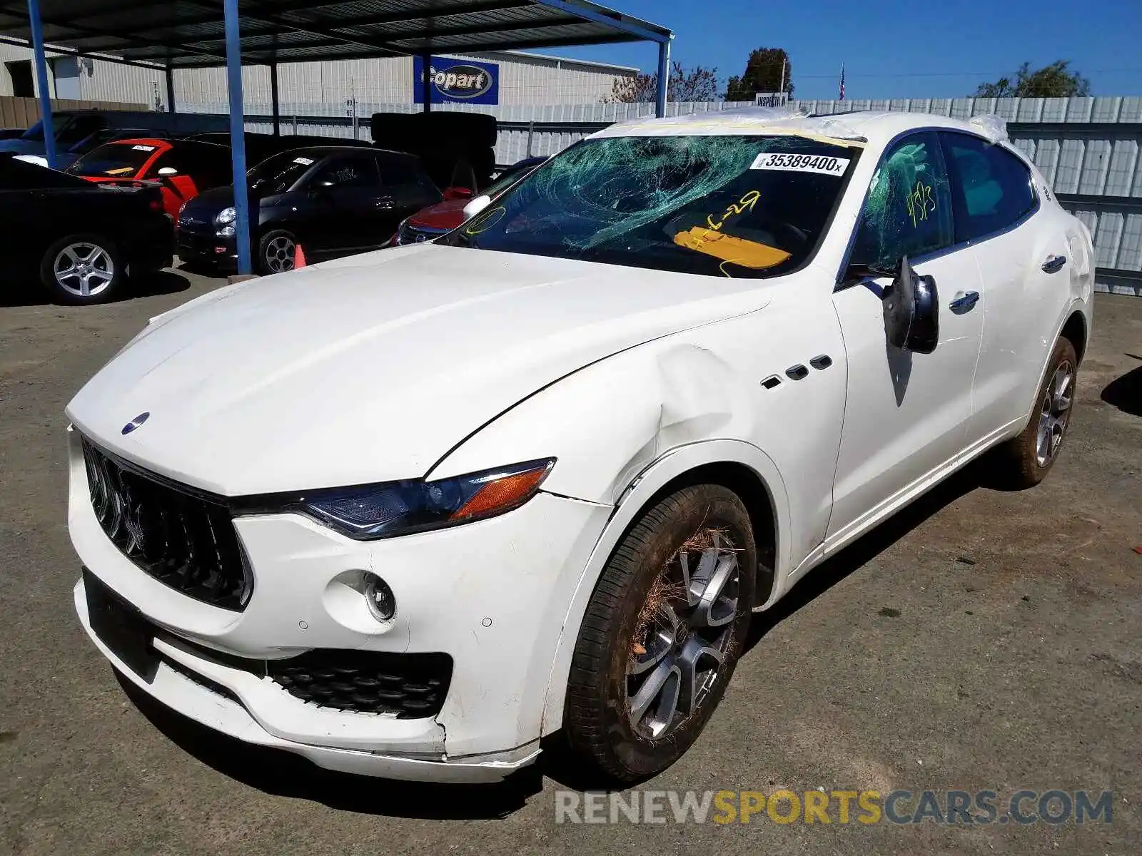 2 Photograph of a damaged car ZN661YUA8LX344825 MASERATI ALL MODELS 2020