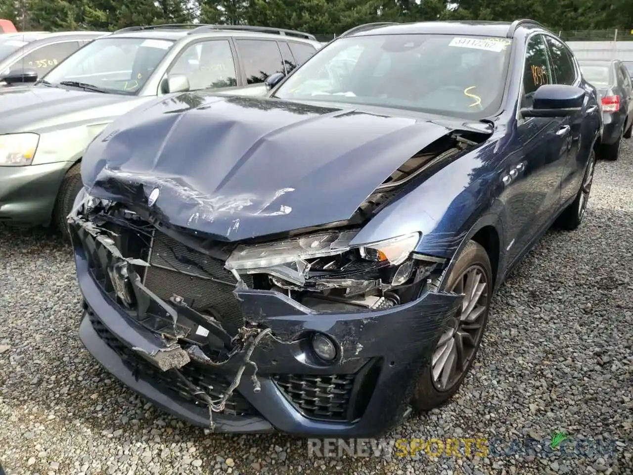 2 Photograph of a damaged car ZN661YUS6LX351278 MASERATI ALL MODELS 2020