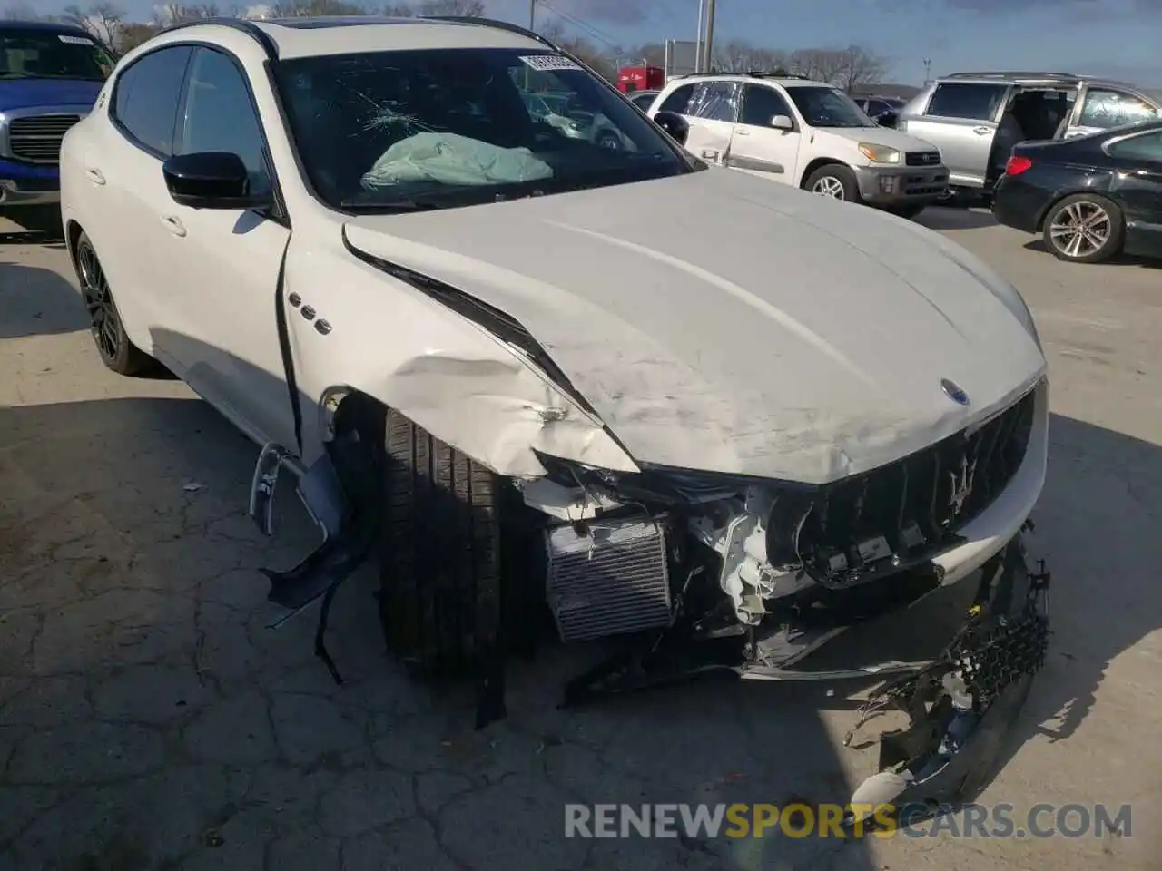 1 Photograph of a damaged car ZN661XUAXMX357801 MASERATI ALL MODELS 2021