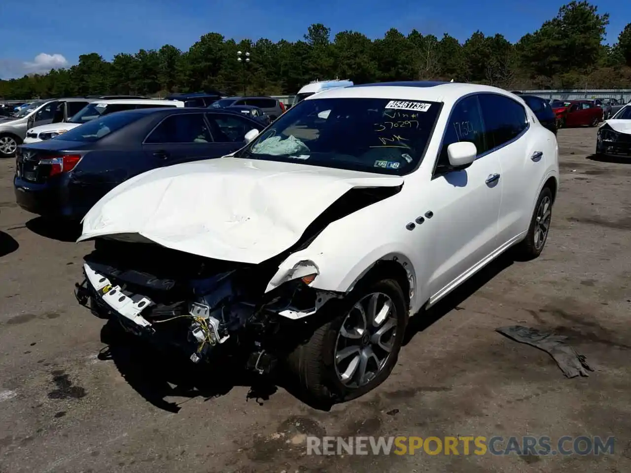 2 Photograph of a damaged car ZN661YUA5MX370297 MASERATI ALL MODELS 2021