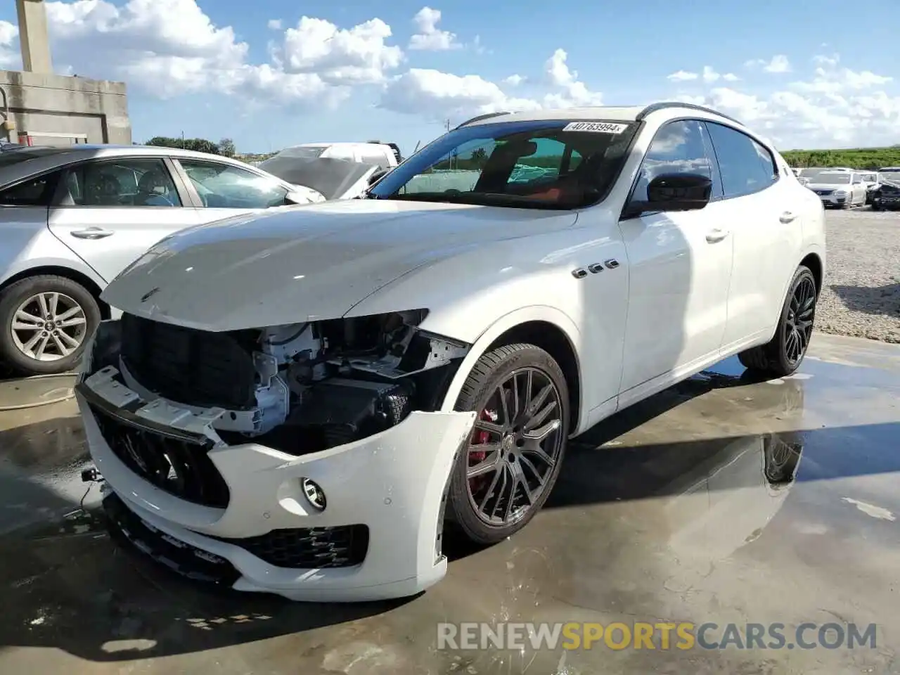 1 Photograph of a damaged car ZN661YUA5MX377539 MASERATI ALL MODELS 2021