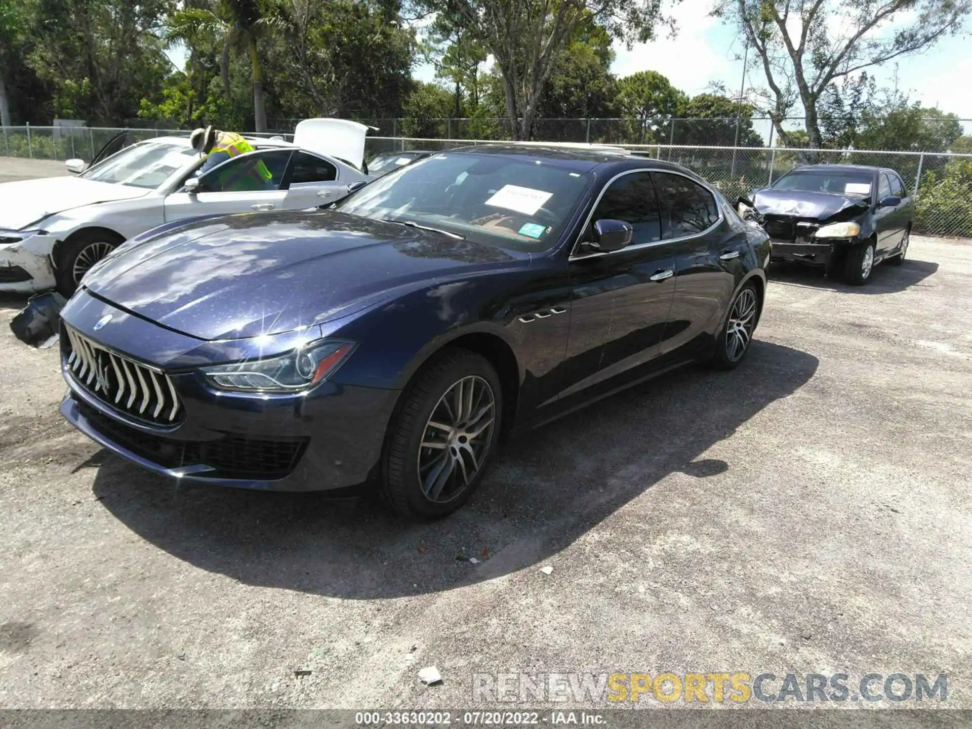 2 Photograph of a damaged car ZAM57XSA3K1310068 MASERATI GHIBLI 2019