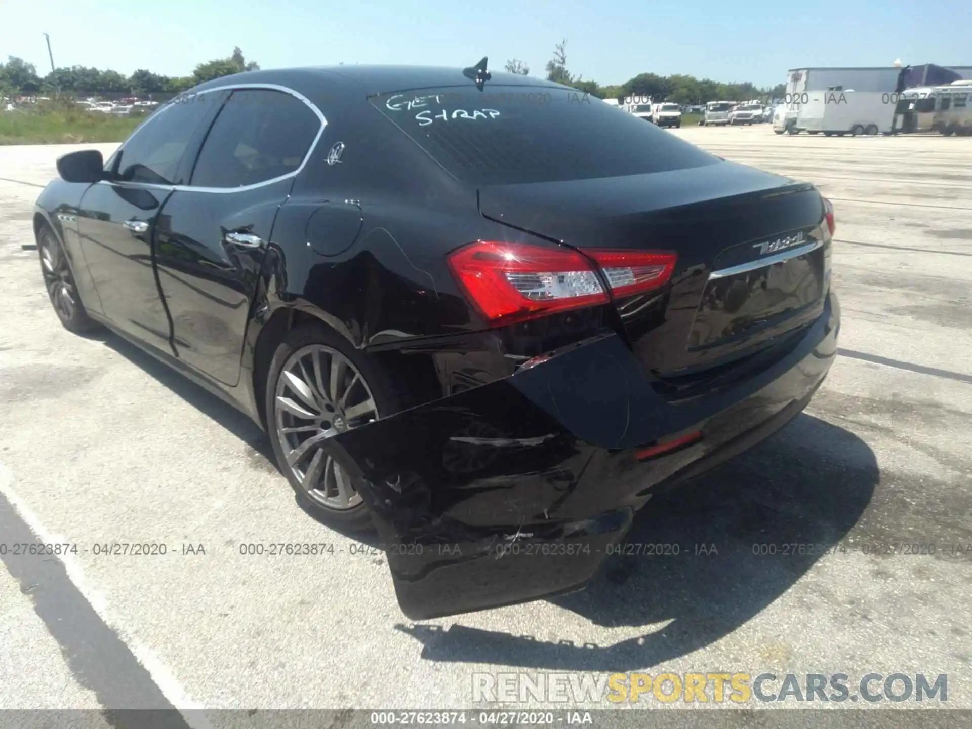 6 Photograph of a damaged car ZAM57XSA8K1322006 MASERATI GHIBLI 2019