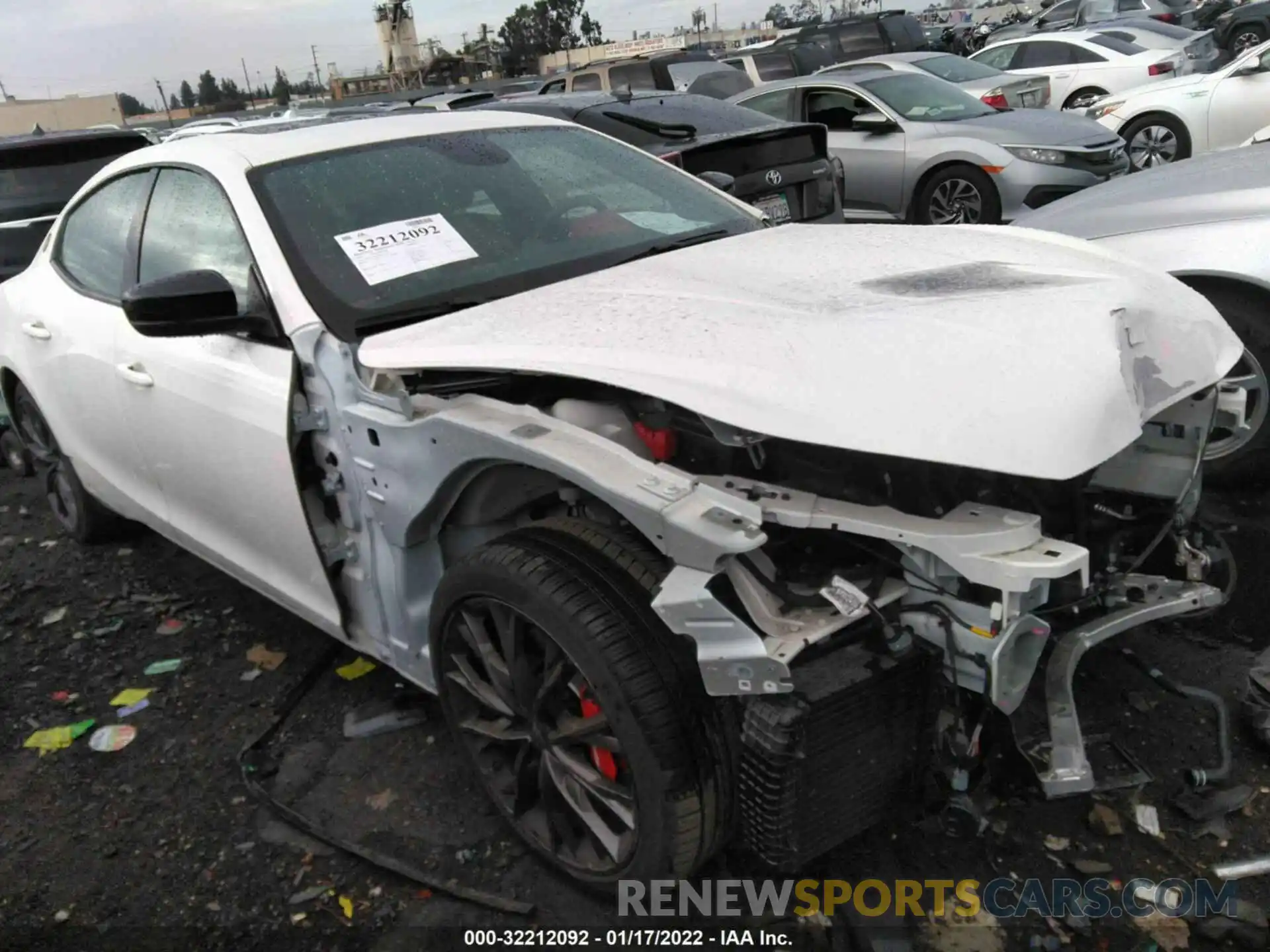 1 Photograph of a damaged car ZAM57XSA9K1332351 MASERATI GHIBLI 2019