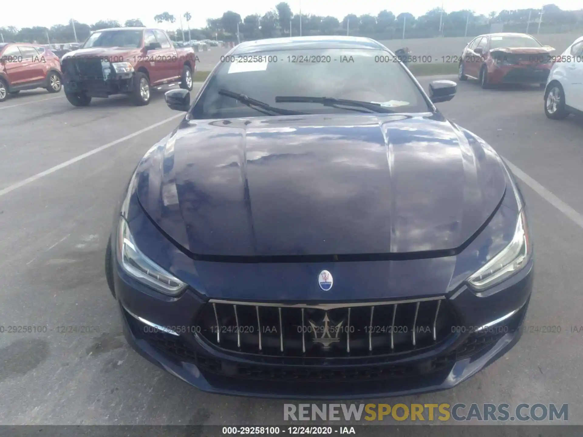 6 Фотография поврежденного автомобиля ZAM57XSL2K1339613 MASERATI GHIBLI 2019