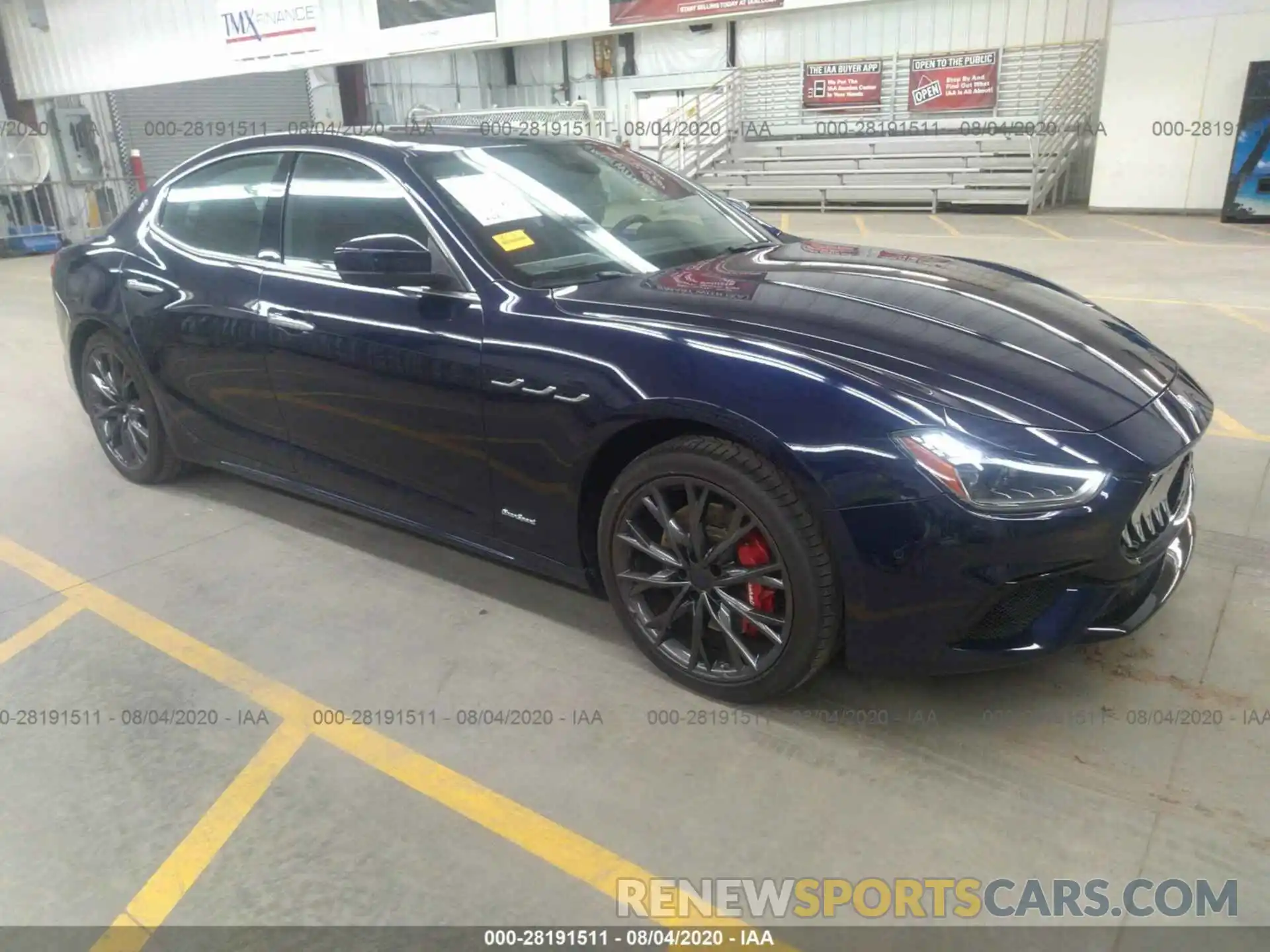 1 Photograph of a damaged car ZAM57XSS1K1316525 MASERATI GHIBLI 2019