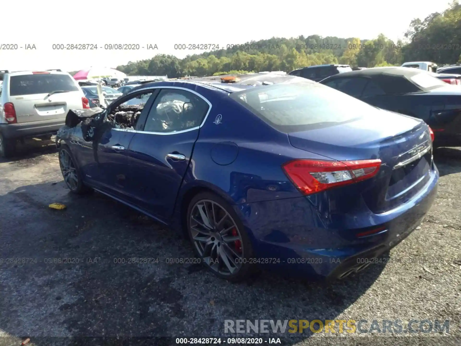 3 Photograph of a damaged car ZAM57XSSXK1316121 MASERATI GHIBLI 2019