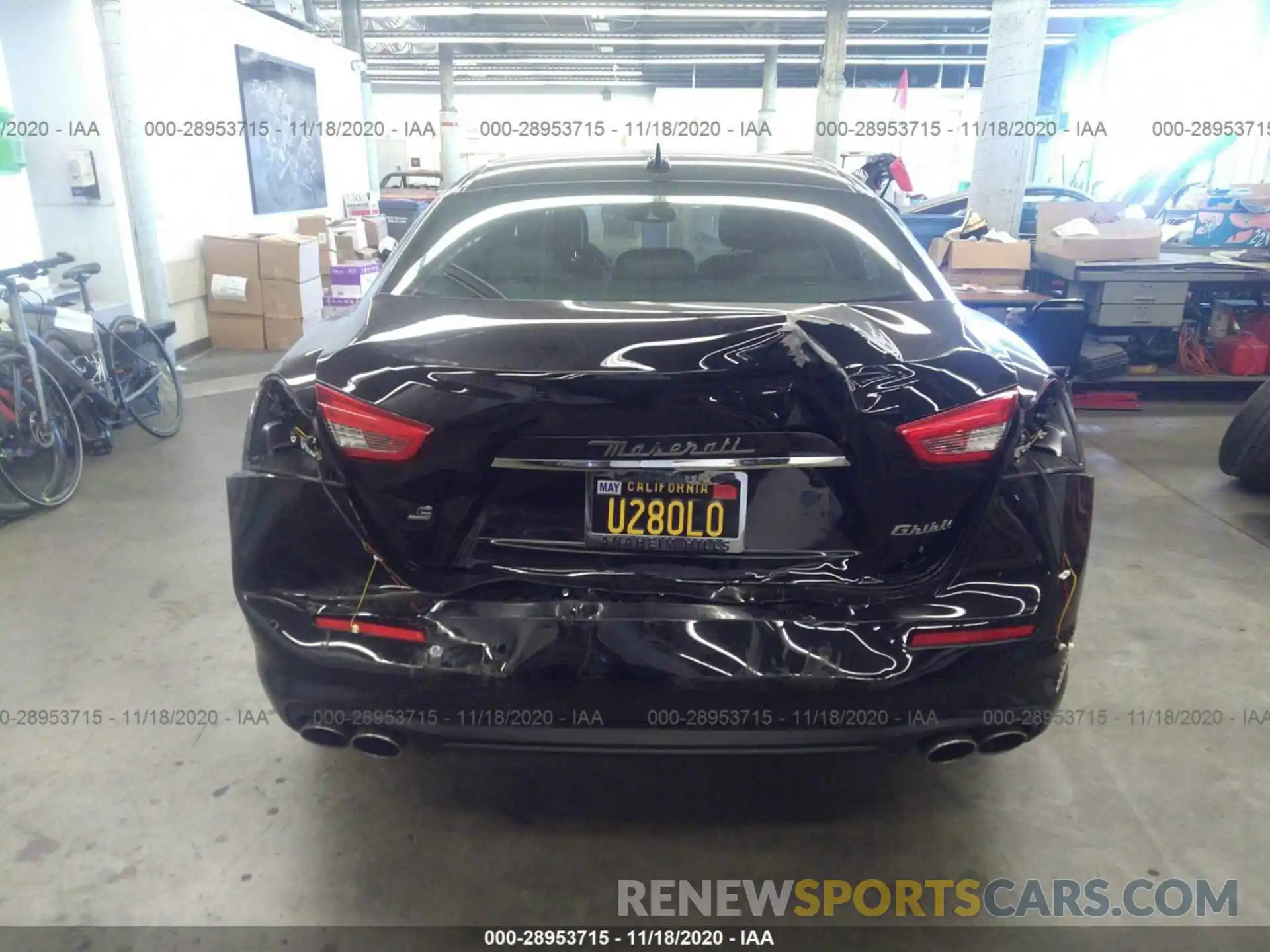 6 Photograph of a damaged car ZAM57YSA1K1311144 MASERATI GHIBLI 2019