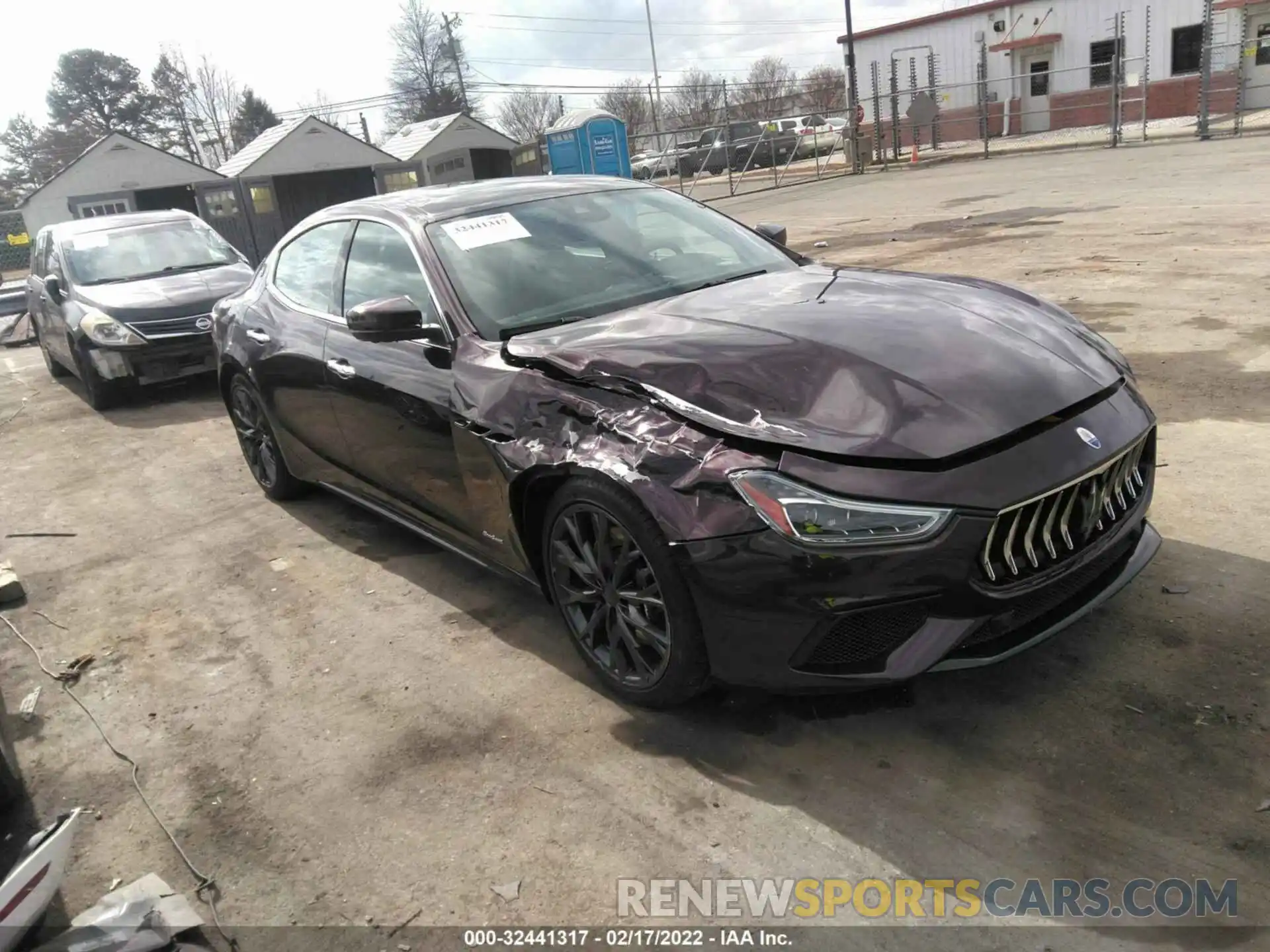 1 Photograph of a damaged car ZAM57YSS1K1328261 MASERATI GHIBLI 2019