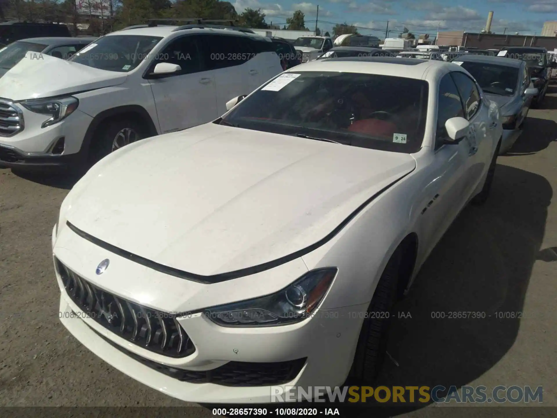 6 Photograph of a damaged car ZAM57YTA0K1315460 MASERATI GHIBLI 2019