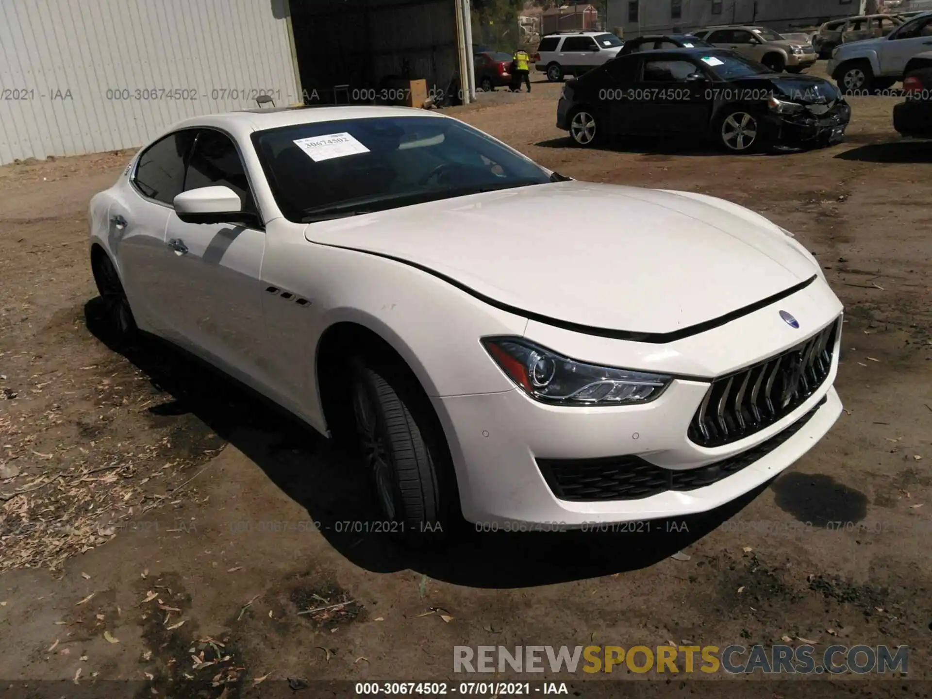 1 Фотография поврежденного автомобиля ZAM57YTA0K1336504 MASERATI GHIBLI 2019