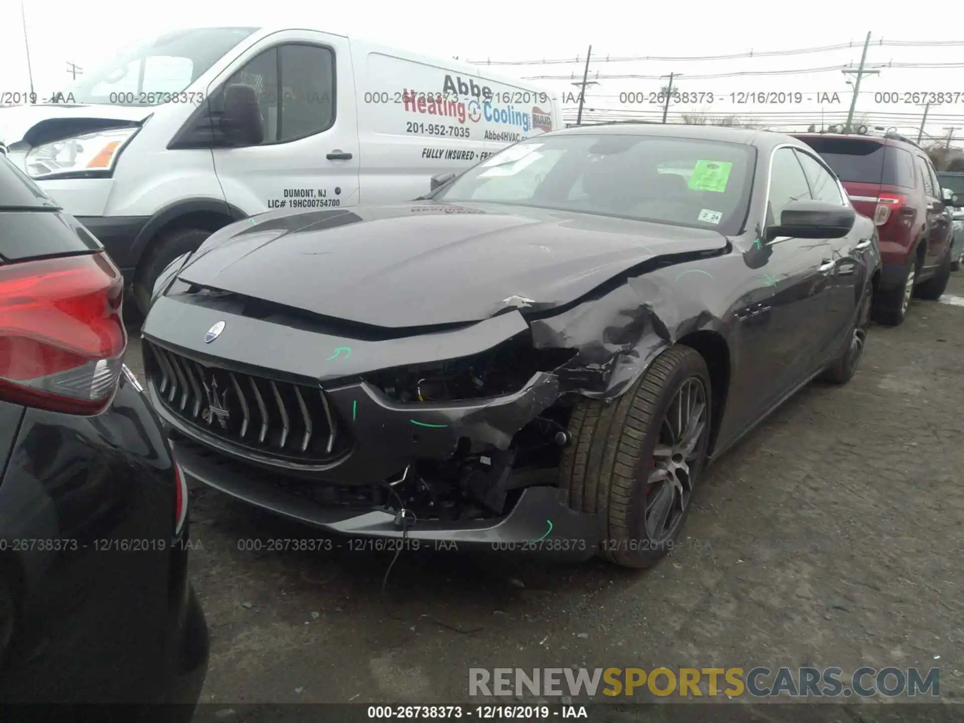 2 Photograph of a damaged car ZAM57YTA4K1316000 MASERATI GHIBLI 2019