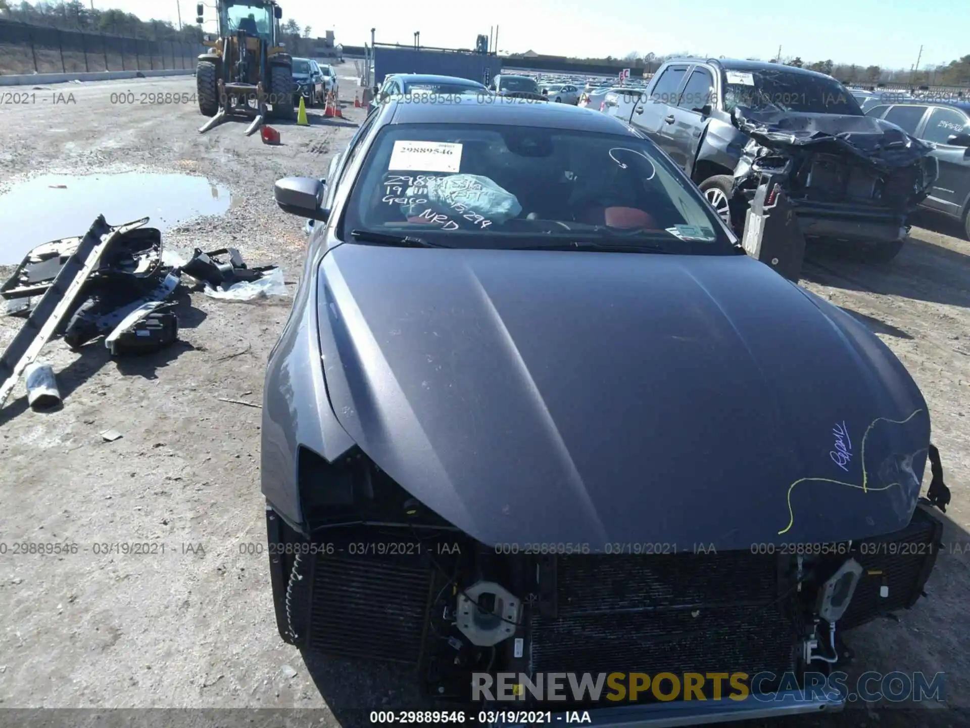 6 Photograph of a damaged car ZAM57YTA7K1322082 MASERATI GHIBLI 2019