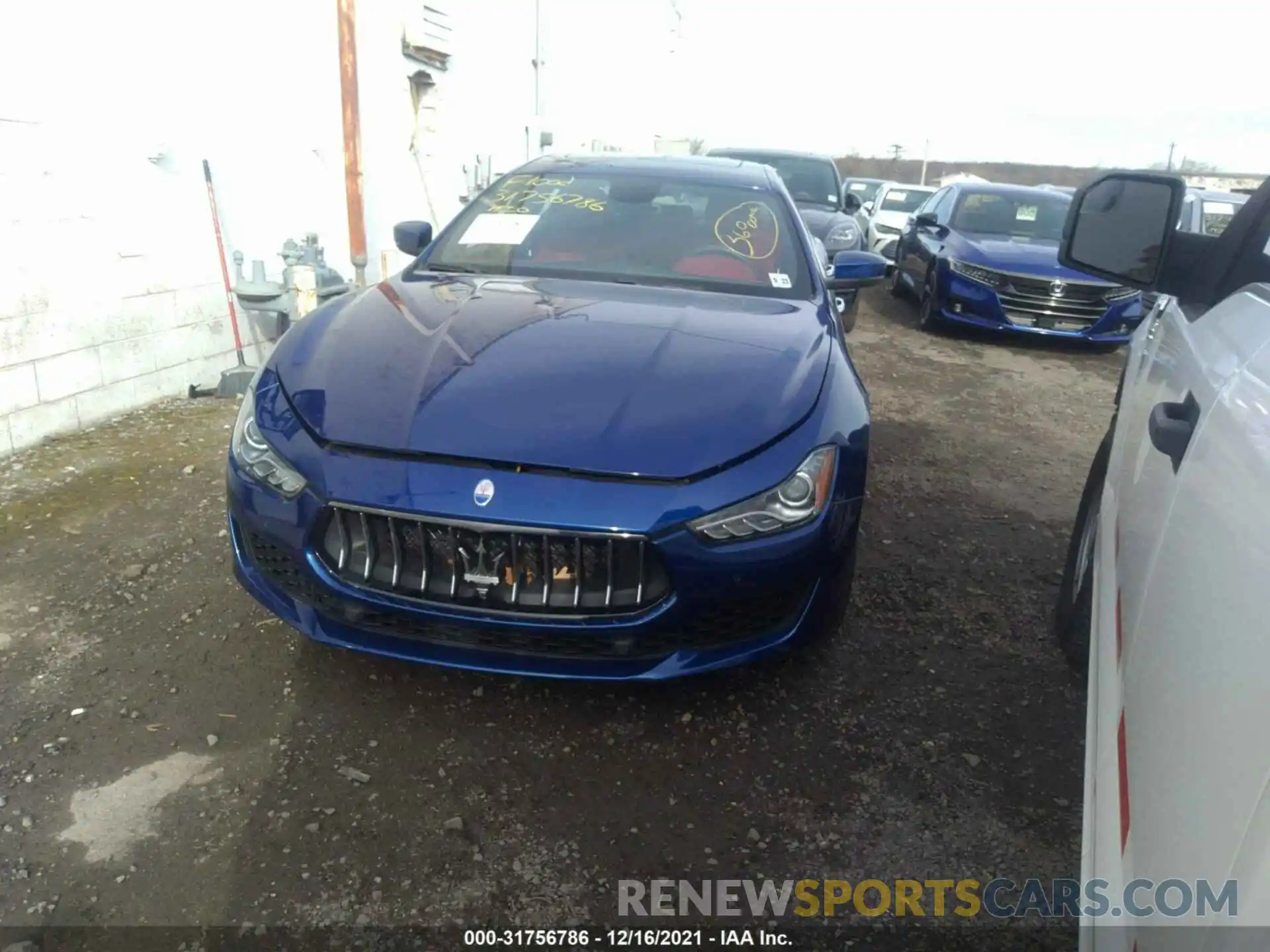 2 Photograph of a damaged car ZAM57YTAXK1315997 MASERATI GHIBLI 2019