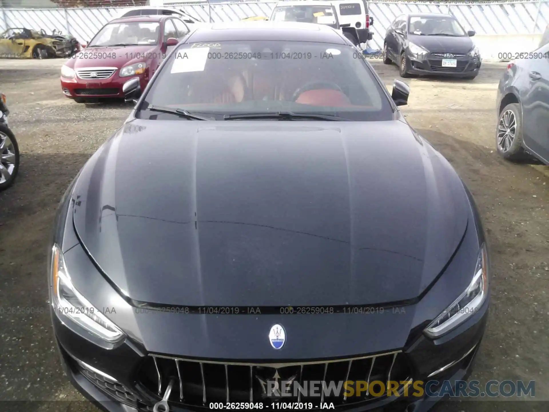 6 Photograph of a damaged car ZAM57YTL9K1312073 MASERATI GHIBLI 2019