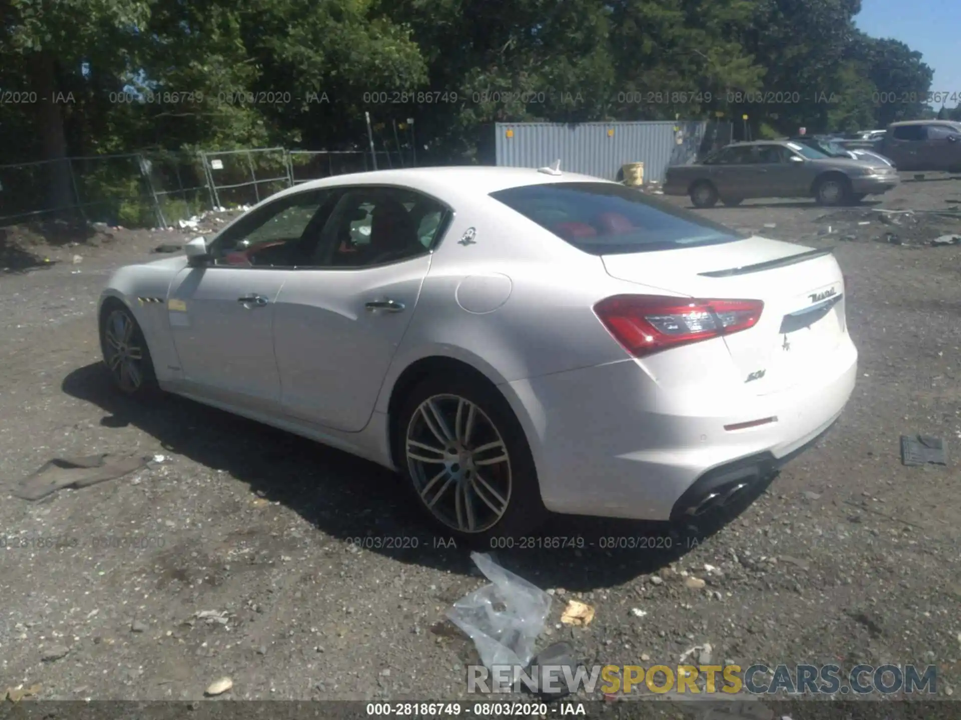 3 Photograph of a damaged car ZAM57YTS3K1315848 MASERATI GHIBLI 2019