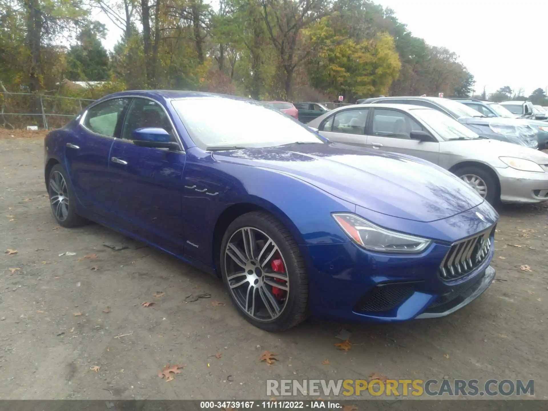 1 Photograph of a damaged car ZAM57YTS6K1313317 MASERATI GHIBLI 2019