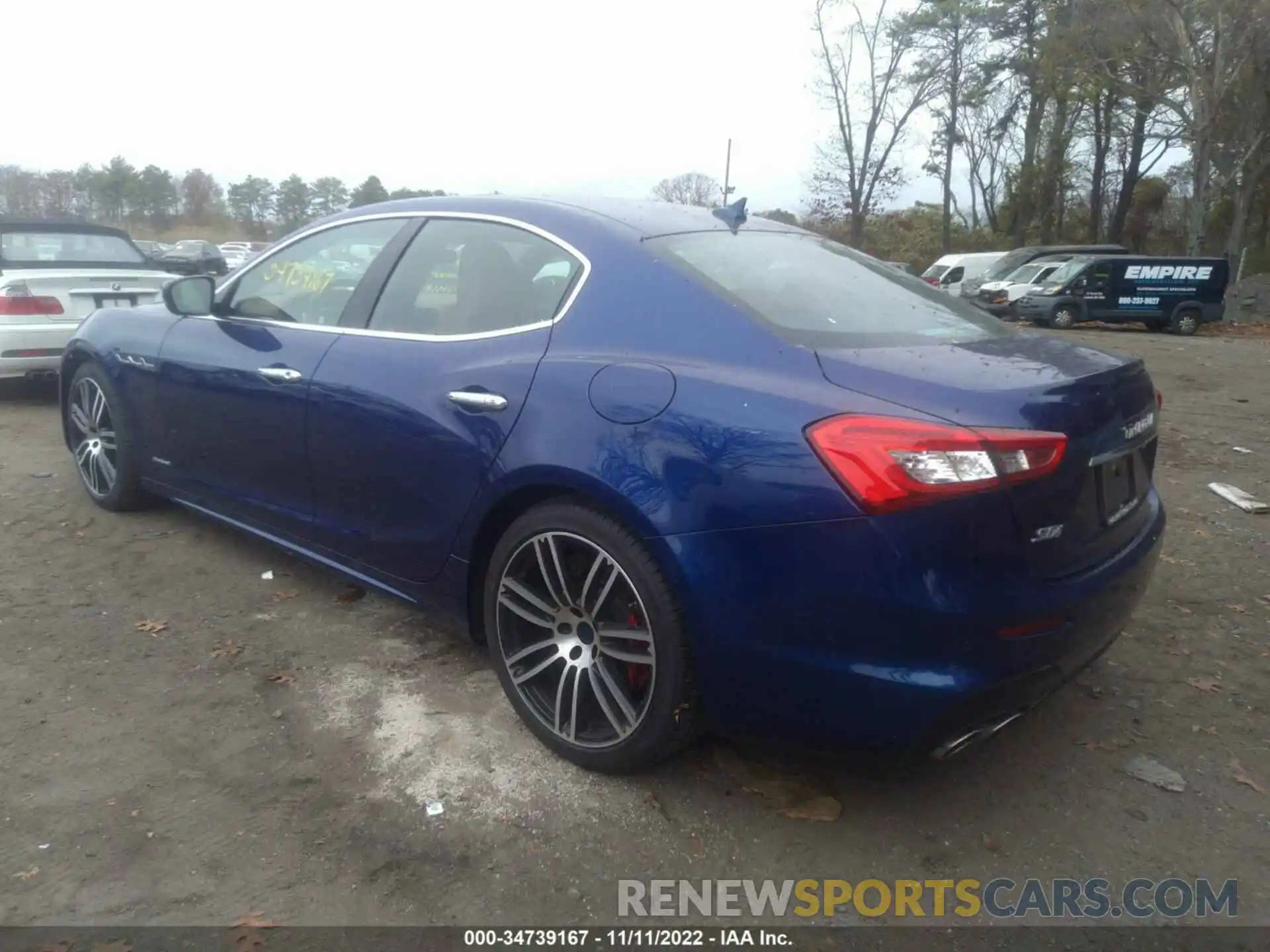 3 Photograph of a damaged car ZAM57YTS6K1313317 MASERATI GHIBLI 2019