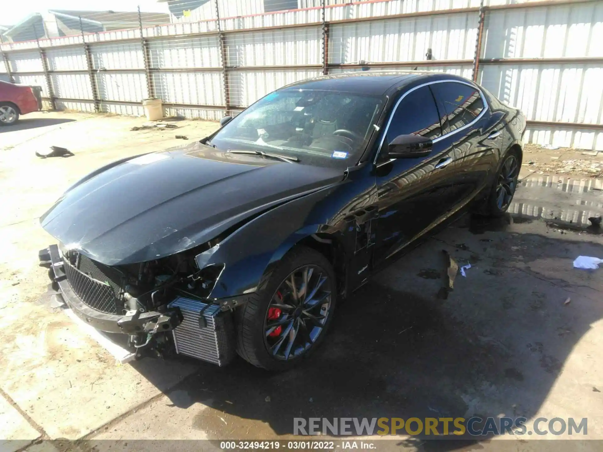 2 Photograph of a damaged car ZAM57YTS7K1339845 MASERATI GHIBLI 2019