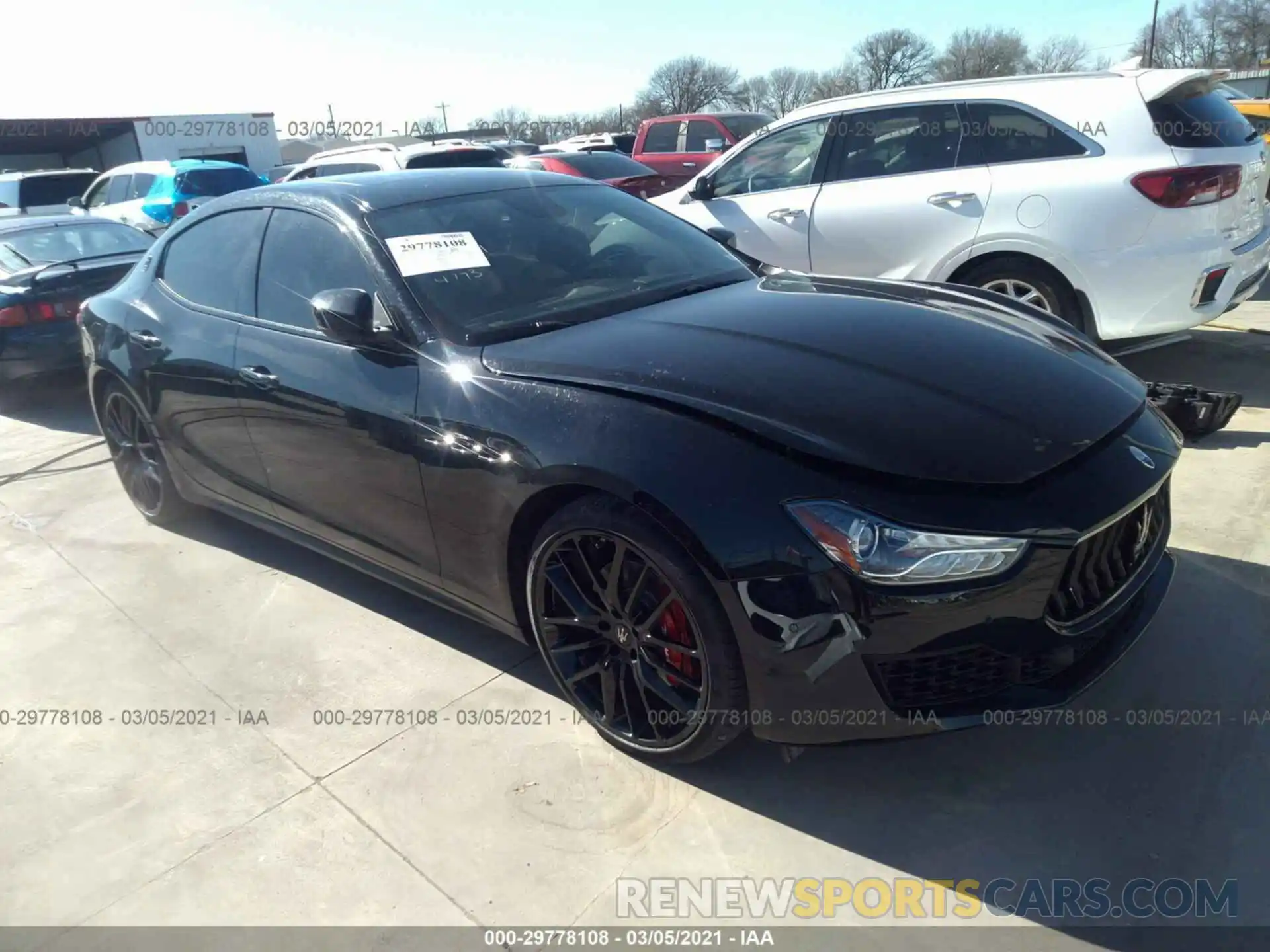 1 Photograph of a damaged car ZAM57XSA0L1354773 MASERATI GHIBLI 2020