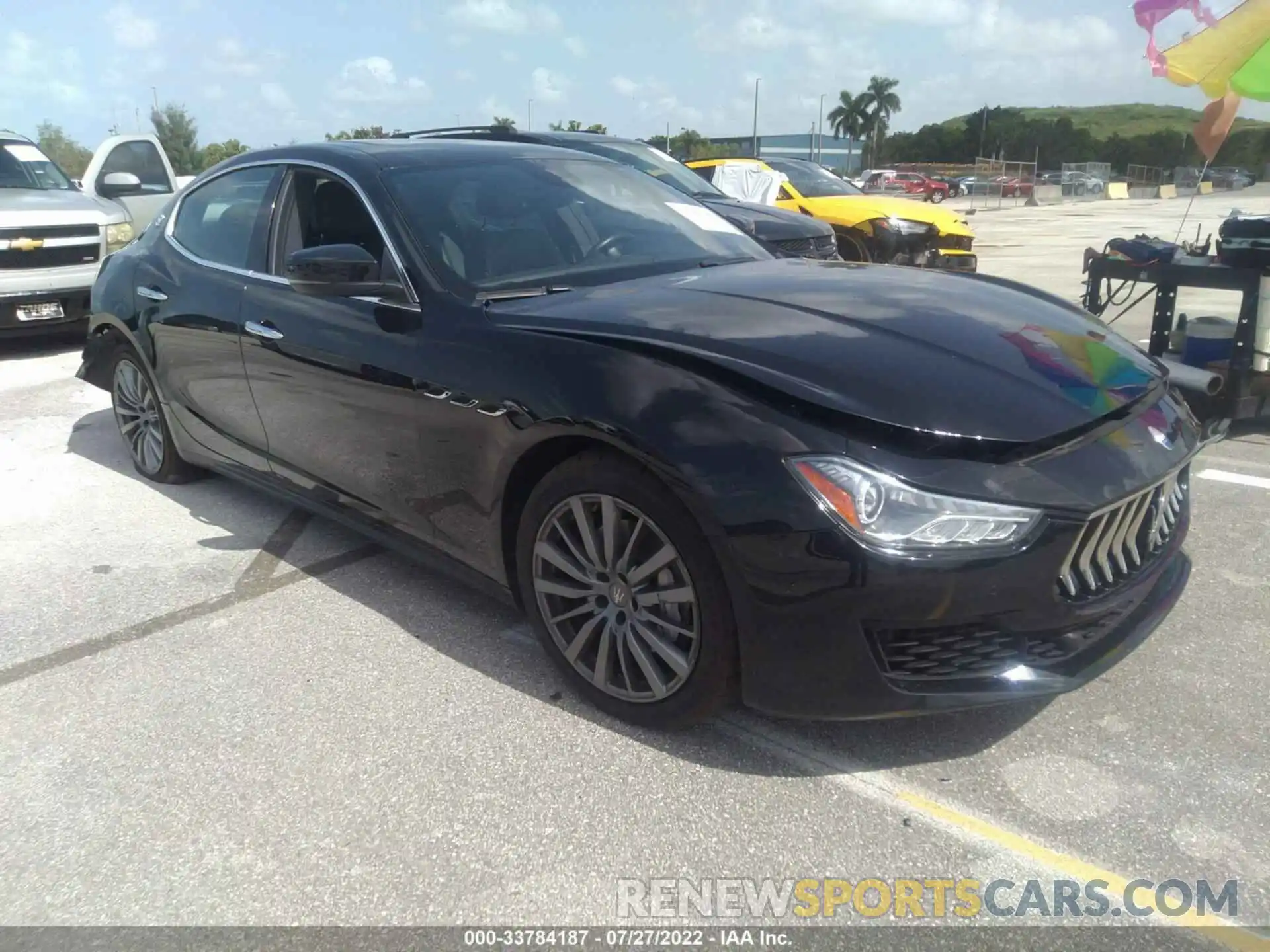 1 Photograph of a damaged car ZAM57XSA5L1345020 MASERATI GHIBLI 2020